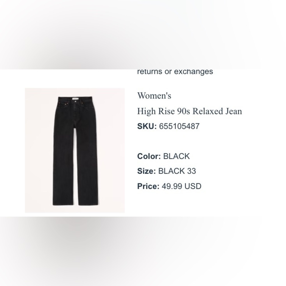 Abercrombie & Fitch Men's Dark Jeans